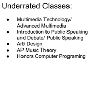Underrated classes to take next year